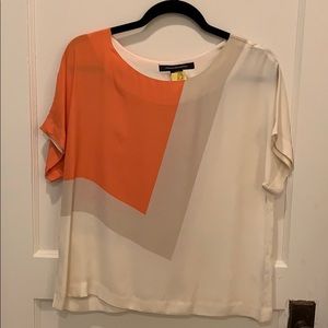 French Connection Geometric Blouse